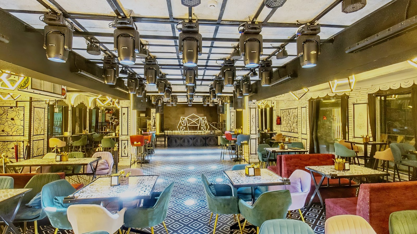 Main floor and stage